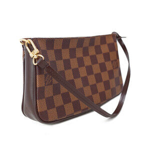 Louis Vuitton Accessory Ebene Brown Navona Pouch Damier
